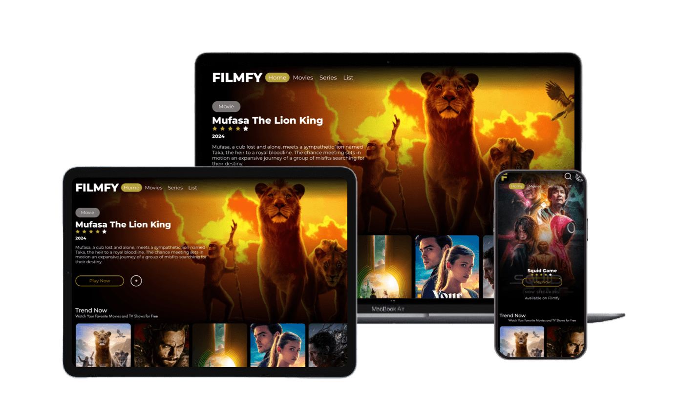 application sur tablette pc téléphone de filmfy